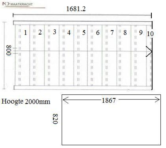 steektrap 80cm