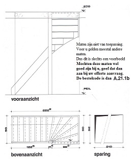 bovenkwarttrap rechts